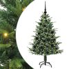 vidaXL Arbre de No&euml;l artificiel pr&eacute;-&eacute;clair&eacute; avec ensemble de boules