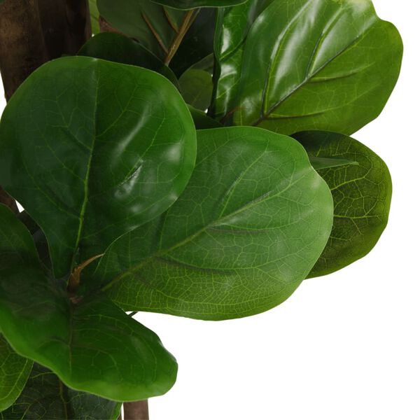 vidaXL Ficus lyrata artificiel 180 feuilles 150 cm vert