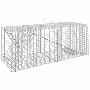 vidaXL Pi&egrave;ge &agrave; animaux 64,5 x 25 x 26,5 cm Fer galvanis&eacute;