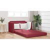 vidaXL Canap&eacute;-Lit 110cm Bordeaux Simili cuir
