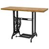 vidaXL Table console avec machine &agrave; coudre 110x40x75 cm