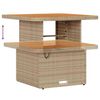 vidaXL Ensemble de canap&eacute; de jardin 9 pcs beige et gris clair