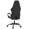 vidaXL Chaise de jeu Noir et dor&eacute; Similicuir