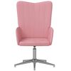 vidaXL Chaise de relaxation Rose Velours