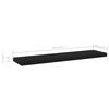 vidaXL Panneaux de biblioth&egrave;que 8 pcs noir bois d&rsquo;ing&eacute;nierie