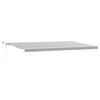 vidaXL Auvent r&eacute;tractable automatique avec LED anthracite et blanc
