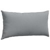 vidaXL Coussins de canapé 2 pcs Gris clair 80 x 40 cm tissu