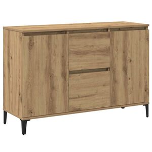 vidaXL Buffet ch&ecirc;ne artisanal 102x35x70 cm bois d'ing&eacute;nierie