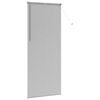 vidaXL Store de Fen&ecirc;tre avec des rideaux Argent Aluminium