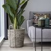 House Nordic Panier avec poign&eacute;es Sara Gris
