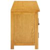 vidaXL Meuble TV 120x35x48 cm Bois de ch&ecirc;ne massif
