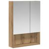 vidaXL Armoire Miroir de Salle de Bain Ch&ecirc;ne artisan 50 x 14,5 x 70 cm