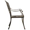 vidaXL Ensemble de bistro 5 pcs Aluminium coul&eacute; Bronze
