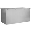 vidaXL Bo&icirc;te de Rangement Ext&eacute;rieure Argent 100 x 50,5 x 50 cm Acier