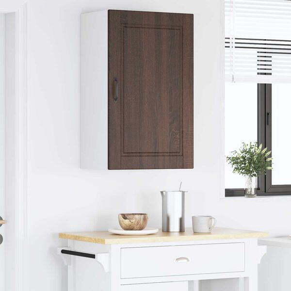 vidaXL Armoire de cuisine Ch&ecirc;ne brun 50 x 31 x 80 cm Bois d'ing&eacute;nierie