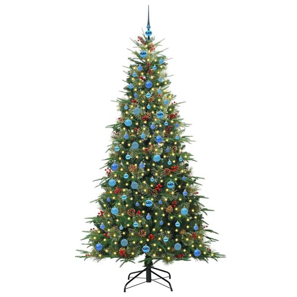 vidaXL Sapin de No&euml;l Artificiel &agrave; Branches Articul&eacute;es Vert 210 cm