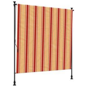 vidaXL Store Roulant Ext&eacute;rieur Multicolore 100 x 270 cm