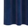 vidaXL Rideaux occultants 2 pcs Bleu fonc&eacute; 140 x 245 cm Velours