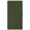 vidaXL Buffet vert olive 34,5x39x73 cm acier