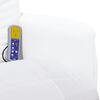 vidaXL Fauteuil inclinable de massage repose-pieds blanc similicuir