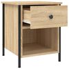 vidaXL Table de chevet ch&ecirc;ne sonoma 40x42x50 cm bois d'ing&eacute;nierie