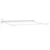 vidaXL Cadre d'auvent Blanc 500 &times; 300 cm Aluminium