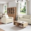 vidaXL Canap&eacute; 2 pcs Taupe 219 x 80 x 82 cm tissu