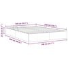 vidaXL Lit de Rangement avec matelas Noir 140 x 200 cm Velours