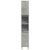 vidaXL Ensemble de meubles de salle de bain 3 pcs gris b&eacute;ton