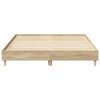 vidaXL Cadre de lit sans matelas ch&ecirc;ne sonoma 140x200 cm