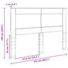 vidaXL T&ecirc;te de lit Ch&ecirc;ne Sonoma 150 cm Bois d'ing&eacute;nierie