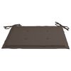 vidaXL Chaises de jardin empilables avec coussins lot de 8 Teck solide