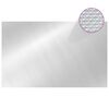 vidaXL Film solaire de piscine PE rectangulaire flottant 8x5 m Argent&eacute;
