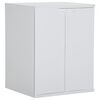 vidaXL Armoire de machine &agrave; laver Blanc 68,5x64,5x88 cm PVC