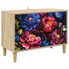 vidaXL Meuble TV KIEL 69 x 33 x 50 cm Sonoma Bois d'ing&eacute;nierie