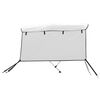 vidaXL Toit bimini à 3 arceaux parois latérales 183x(137-152)x137 cm