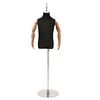 vidaXL Mannequin ajustable de 120-150 cm avec base Unisexe PP Noir