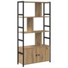 vidaXL &Eacute;tag&egrave;re 80 x 30 x 155,5 cm Bois d'ing&eacute;nierie Ch&ecirc;ne artisanal