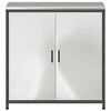 vidaXL Rangement de cuisine avec &eacute;tag&egrave;re Argent 60 x 50 x 92 cm Acier