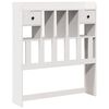vidaXL Lit biblioth&egrave;que sans matelas blanc 75x190cm bois de pin massif