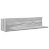 vidaXL &Eacute;tag&egrave;res murales 2 pcs sonoma gris 75x16,5x16,5 cm