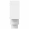 vidaXL &Eacute;tag&egrave;re murale blanc 159x18x66 cm bois d'ing&eacute;nierie