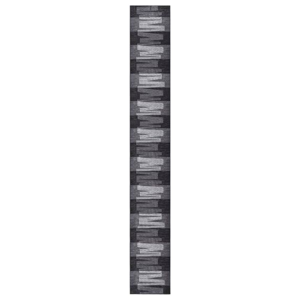 vidaXL Tapis de couloir antid&eacute;rapant Anthracite 67x500 cm