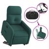 vidaXL Fauteuil inclinable vert fonc&eacute; tissu
