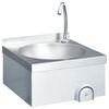vidaXL Lavabo de lavage avec robinet et distributeur de savon Inox