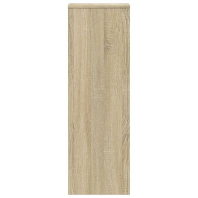 vidaXL Support pour plantes chêne sonoma 33x33x100cm bois d'ingénierie