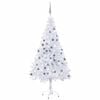 vidaXL Arbre de No&euml;l artificiel pr&eacute;-&eacute;clair&eacute;/boules 120 cm 230 branches