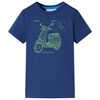 T-shirt pour enfants bleu fonc&eacute; 104