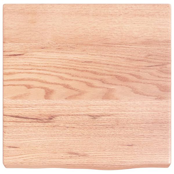 vidaXL Comptoir de salle de bain marron 40x40x(2-4) cm bois trait&eacute;
