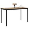 vidaXL Table de salle &agrave; manger / Table de repas Bois d'ing&eacute;nierie